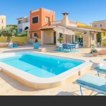 House With 3 Bedrooms In Llucmajor, With Wonderful Sea View, Private Pool, Fu... *