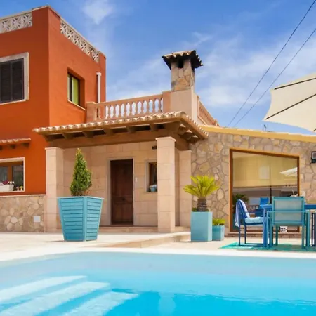 House With 3 Bedrooms In Llucmajor, With Wonderful Sea View, Private Pool, Fu... Apartment Llucmajor (Mallorca)